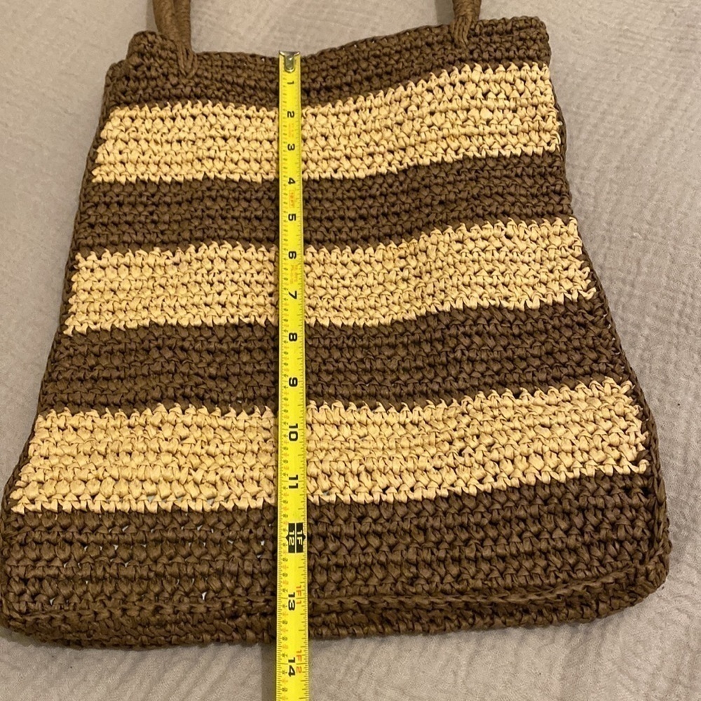 J.Crew raffia spring/ summer tote bag . New. - Picture 3 of 10